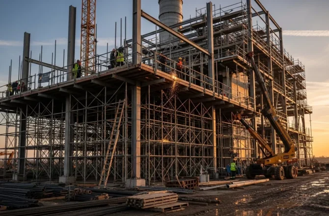 Andaimes para Obras Industriais