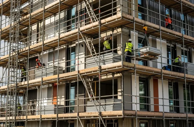 Andaimes para Revestimentos e Fachadas